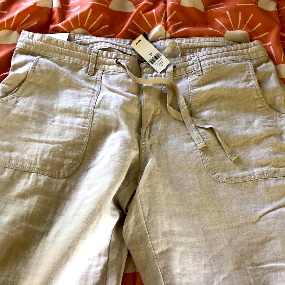 Linen pants - cream - brand new
